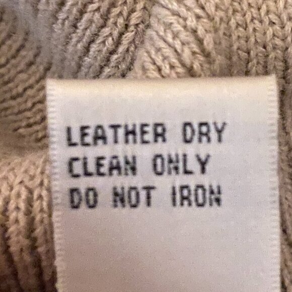 VINTAGE KIKIT Maurice Sasson Women's Suede Leather Jacket Crochet Beige Size (L) - Picture 10 of 10